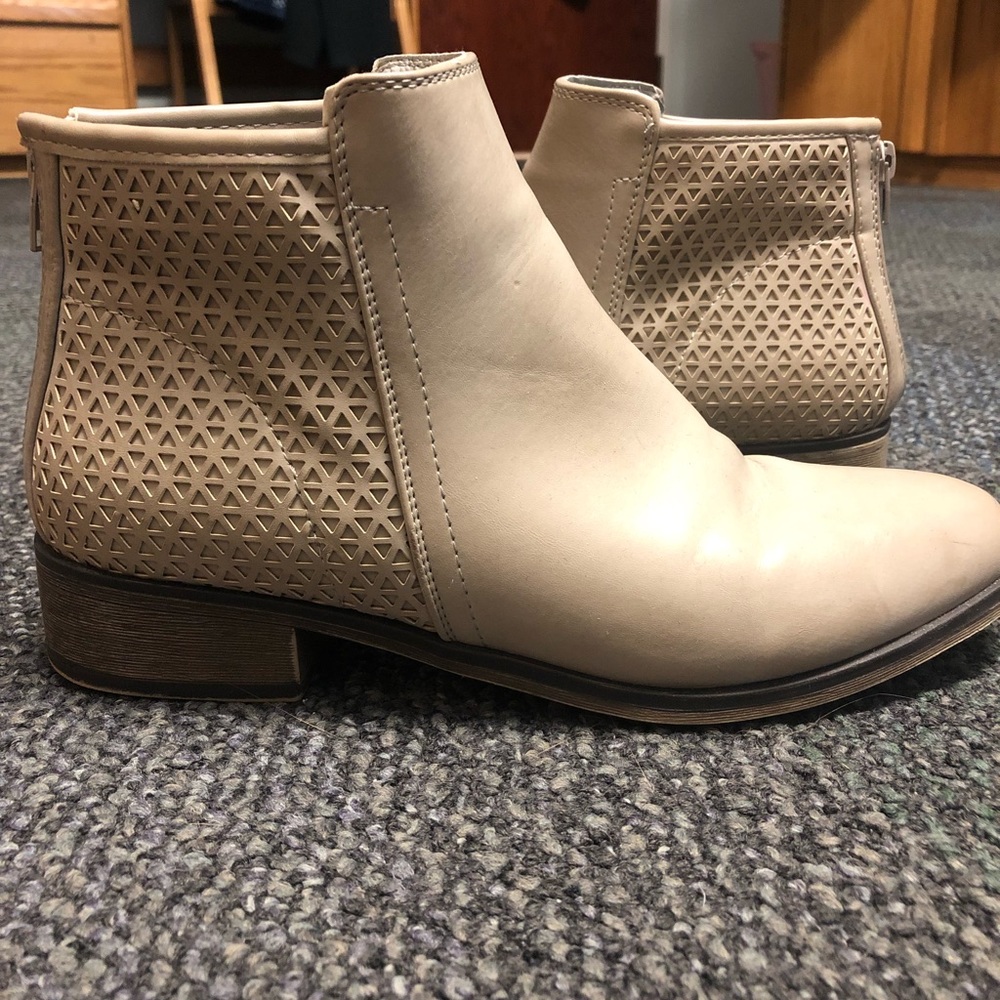 Tan Ankle Booties